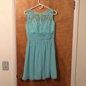 Mint green dress